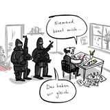 Cartoon-Buch: Achtung: Fiese Bilder