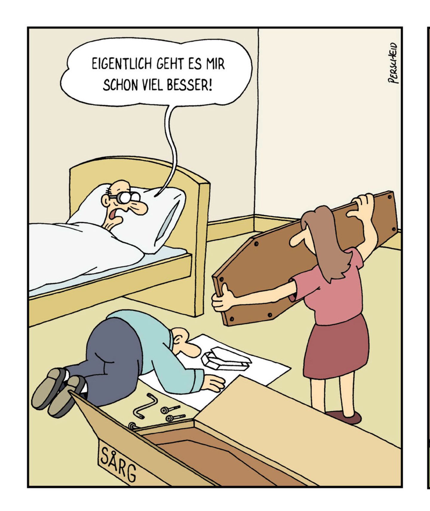 Cartoon-Buch: Achtung: Fiese Bilder