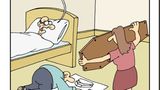 Cartoon-Buch: Achtung: Fiese Bilder