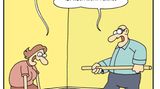 Cartoon-Buch: Achtung: Fiese Bilder