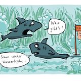 Cartoon-Buch: Achtung: Fiese Bilder