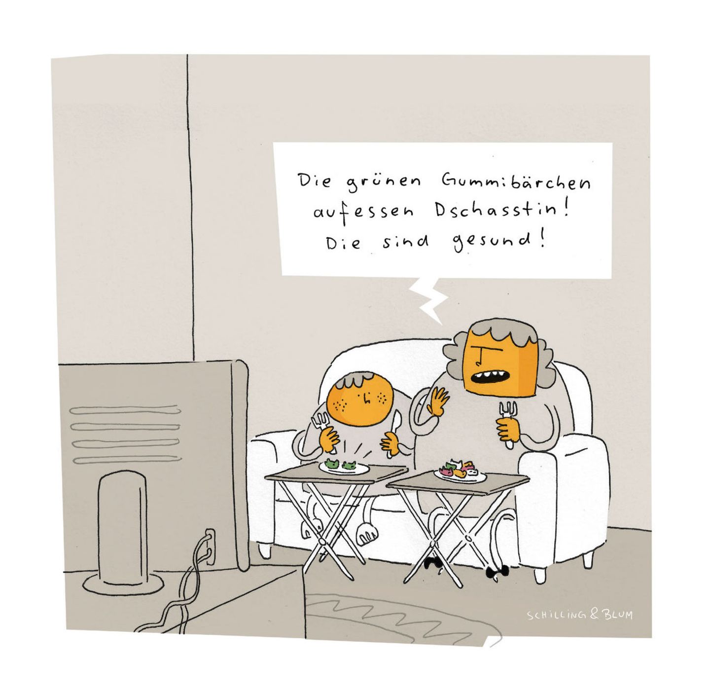 Cartoon-Buch: Achtung: Fiese Bilder