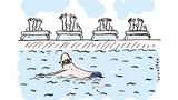 Cartoon-Buch: Achtung: Fiese Bilder