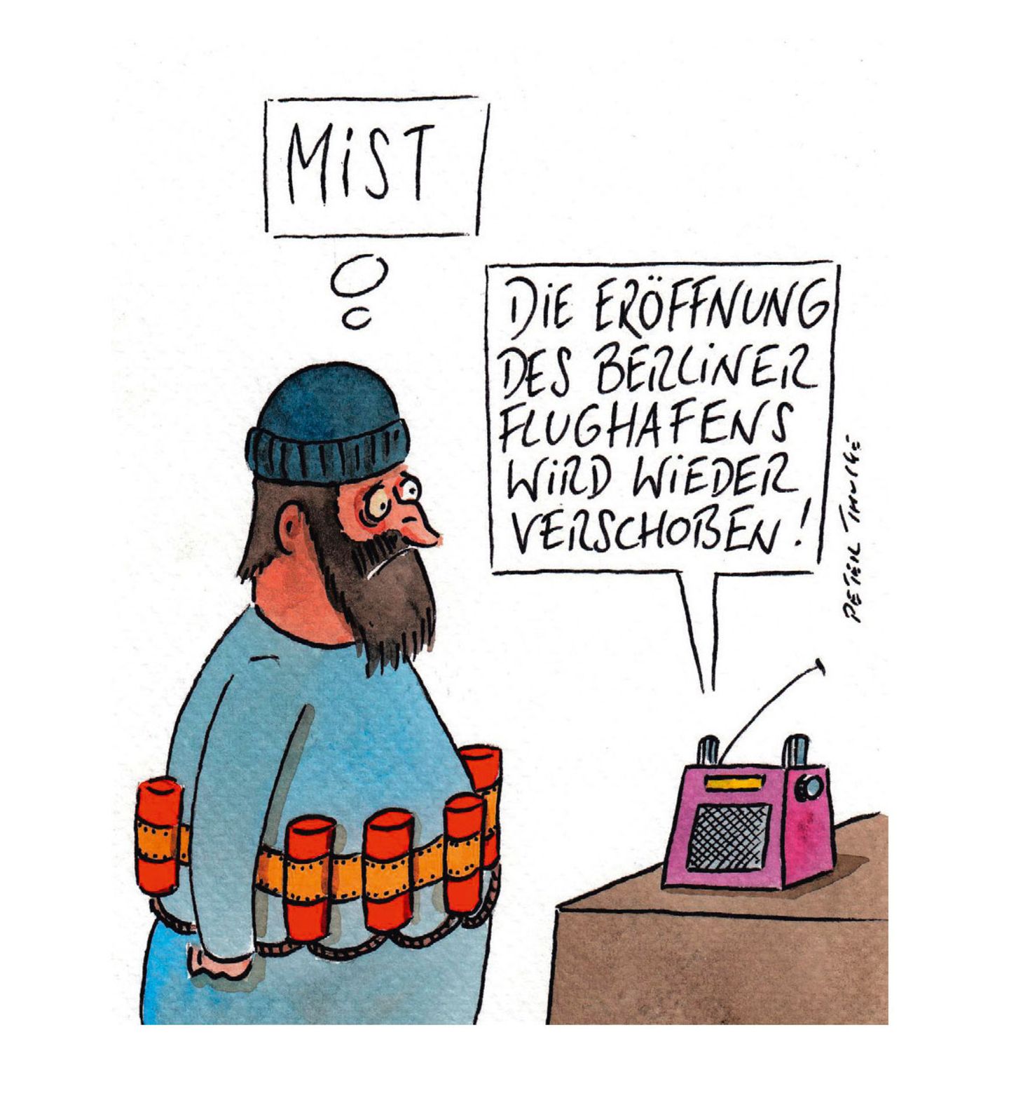 Cartoon-Buch: Achtung: Fiese Bilder