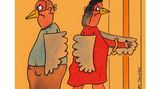 Cartoon-Buch: Achtung: Fiese Bilder