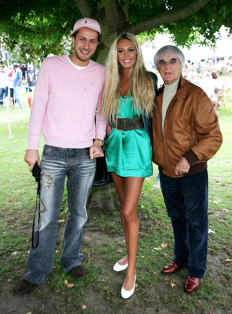 James Stunt, Petra Ecclestone und ihr Vater Bernie James Stunt, Petra Ecclestone und ihr Vater Bernie im Jahr 2007