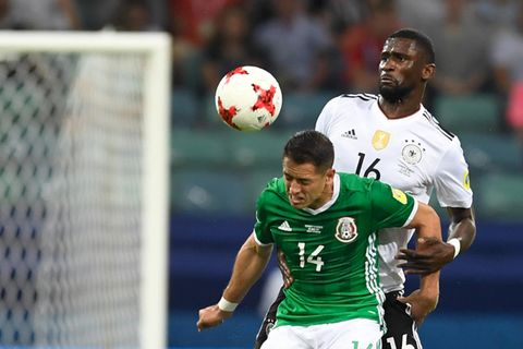 Bei einem Duell zwischen Mexikos Chicharito und Deutschlands Antonio Rüdiger fiel die vieldiskutierte Äußerung
