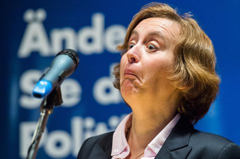 Beatrix von Storch während einer Wahlkampfveranstaltung der AfD