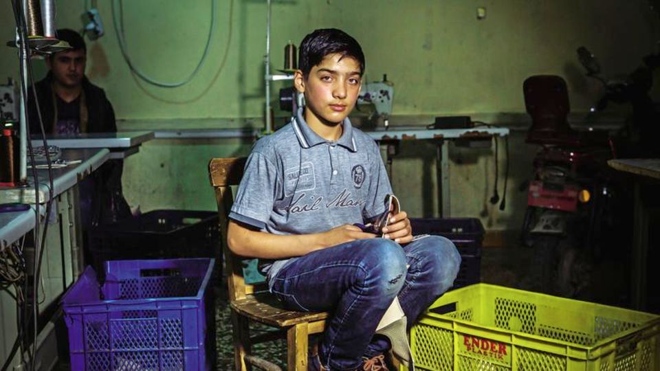 Nuri, 14, arbeitet schon seit vier Jahren. Er hat sich daran gewöhnt. So sehr, dass er sich selbst nicht mehr für ein Kind hält