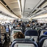 Bester Platz im Flieger