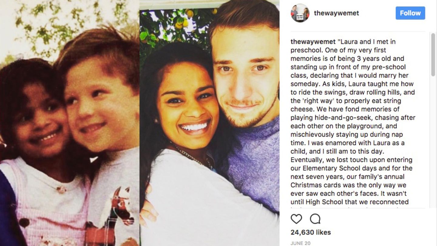 Laura Scheel und Matt Grodsky: Ihre Liebe begann im Kindergarten