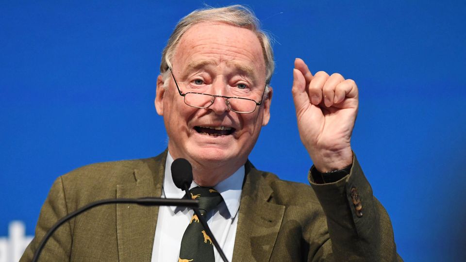 AfD-Politiker Alexander Gauland sieht in der "Ehe für Alle" eine "Wertebeliebigkeit, die unserer Gesellschaft schadet"
