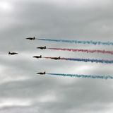Die Red Arrows sorgten wieder für Nackenstarre bei den Zuschauern.