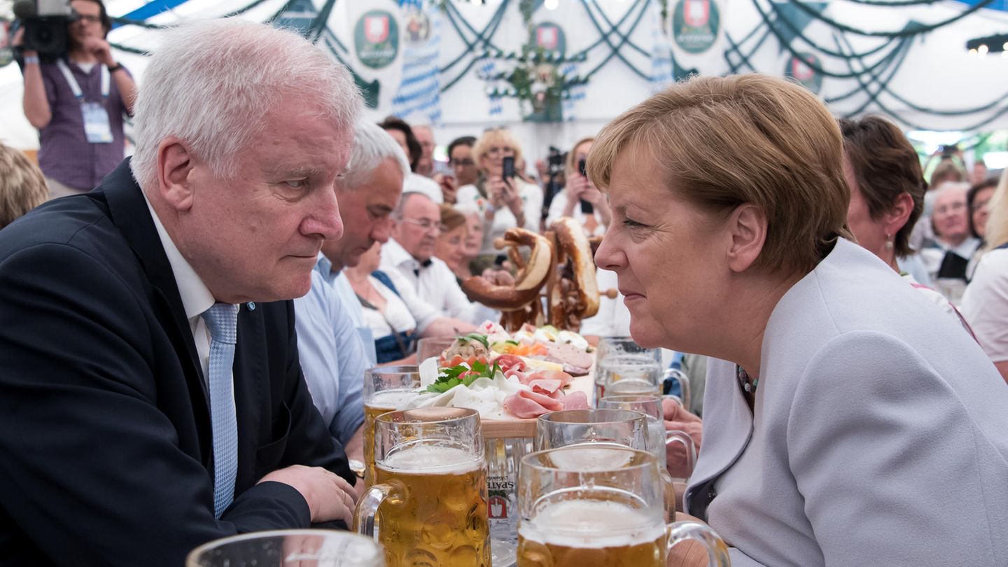 Angela Merkel und Horst Seehofer