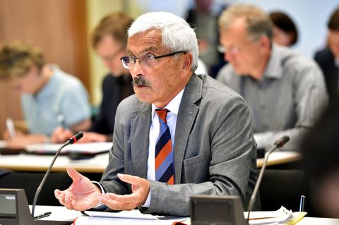 Bruno Jost, Sonderermittler im Fall Anis Amri, bei einer Sondersitzung des Innenausschusses der Berliner Abgeordnetenhauses
