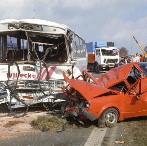 Bei einer Massenkarambolage auf der Autobahn 9 in der Münchberger Senke kamen im Oktober 1990 zehn Menschen ums Leben