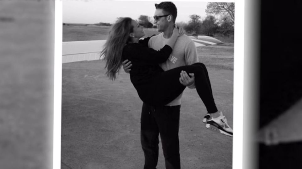 Mesut Özil und Mandy Capristo