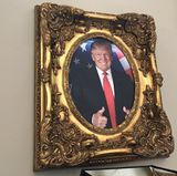 An der Wand: ein Porträt des besten US-Präsidenten aller Zeiten