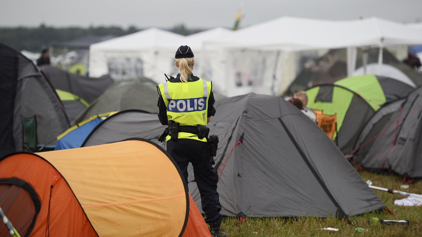 Bei der schwedischen Polzei gingen 23 Anzeigen wegen sexueller Belästigung beim Bråvalla-Festival ein.