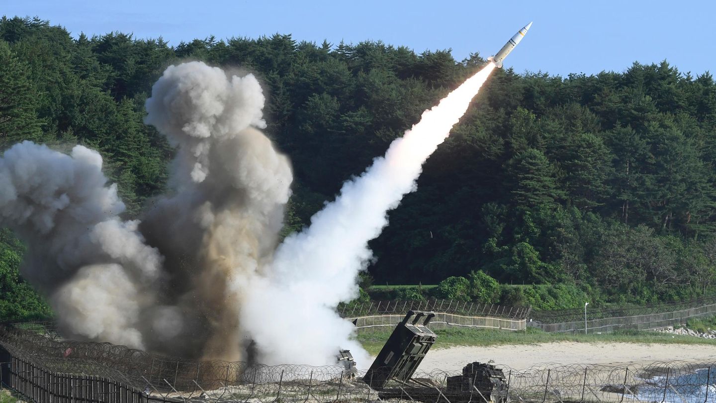 Nordkorea-Konflikt: Der Abschuss einer Rakete vom Typ "MGM-140 Army Tactical Missile" (Symbolbild)
