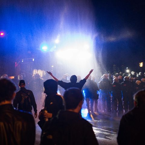 Auch in der Nacht von Dienstag auf Mittwochen gab es in Hamburg Ausschreitungen vor dem G20-Gipfel