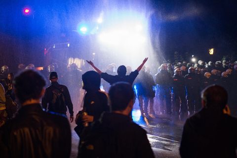 Auch in der Nacht von Dienstag auf Mittwochen gab es in Hamburg Ausschreitungen vor dem G20-Gipfel