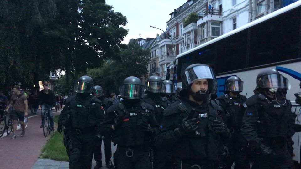 G20-Gipfel Hamburg: Der Polizei-Gipfel ist schon da