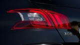 Die Rückleuchten des Peugeot 308 GTi wurden dezent überarbeitet