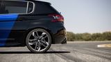 Auch zweifarbig erhältlich: der Peugeot 308 GTi. Peugeot nennt das Coupé Franche