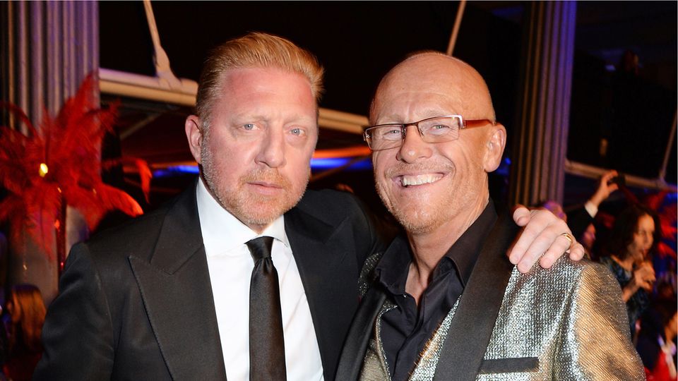 Der Brite John Caudwall (r.) lieh Boris Becker mehr als zwei Millionen Euro