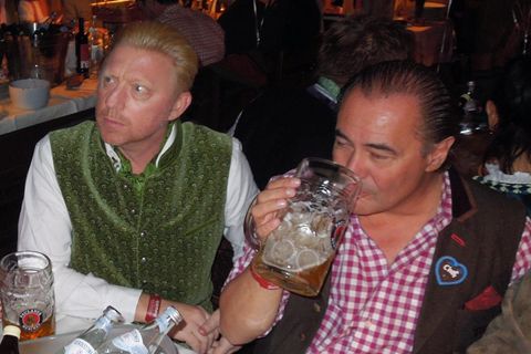 Boris Becker und Willi Beier