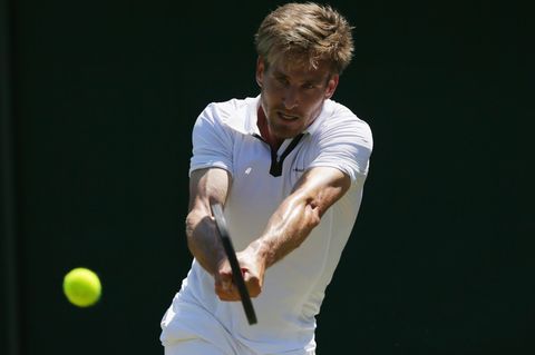 Wimbledon: Peter Gojowczyk aus Deutschland in Aktion gegen Agut aus Spanien