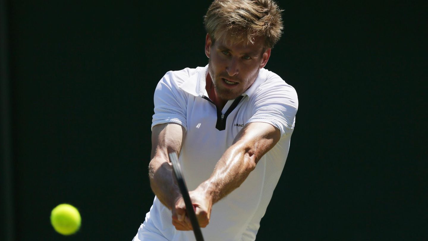 Wimbledon: Peter Gojowczyk aus Deutschland in Aktion gegen Agut aus Spanien