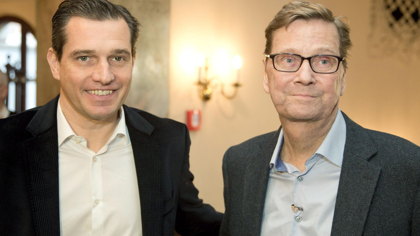 Michael Mronz mit Guido Westerwelle: "Unser gemeinsamer Kompass fürs Leben führt mich weiterhin."