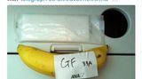Glutenfreies Frühstück gefällig? Die japanische Airline All Nippon versteht darunter: Banane mit Messer, Gabel und Salz.