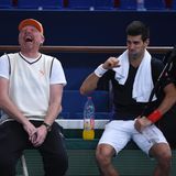 Boris Becker und Novak Djokovic