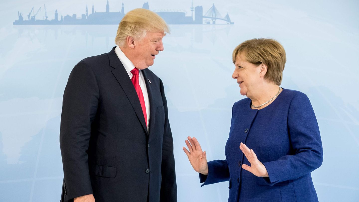 Merkel trifft Trump