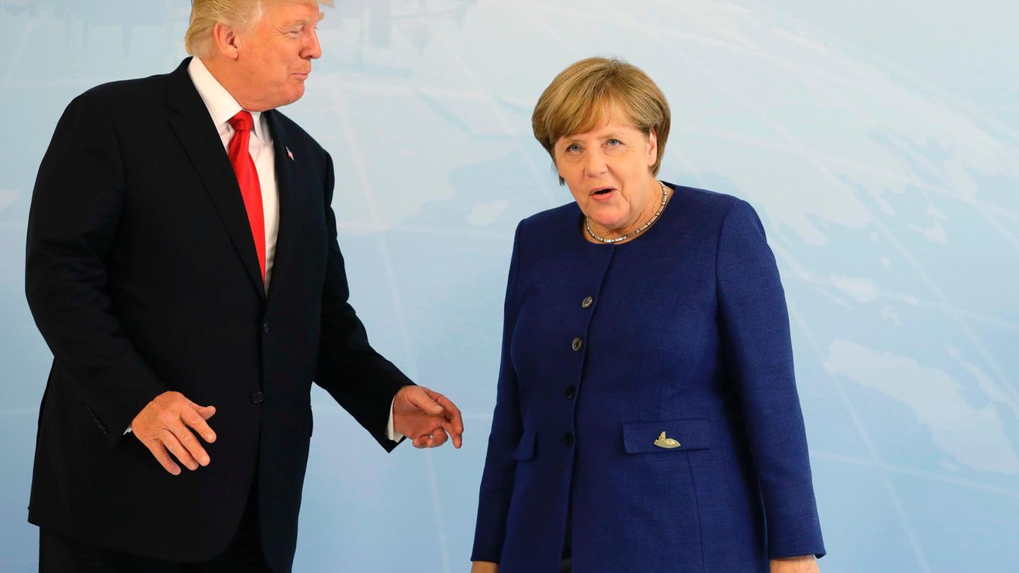 Merkel trifft Trump