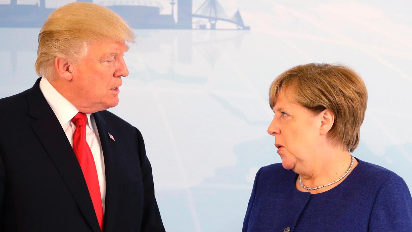 Merkel trifft Trump