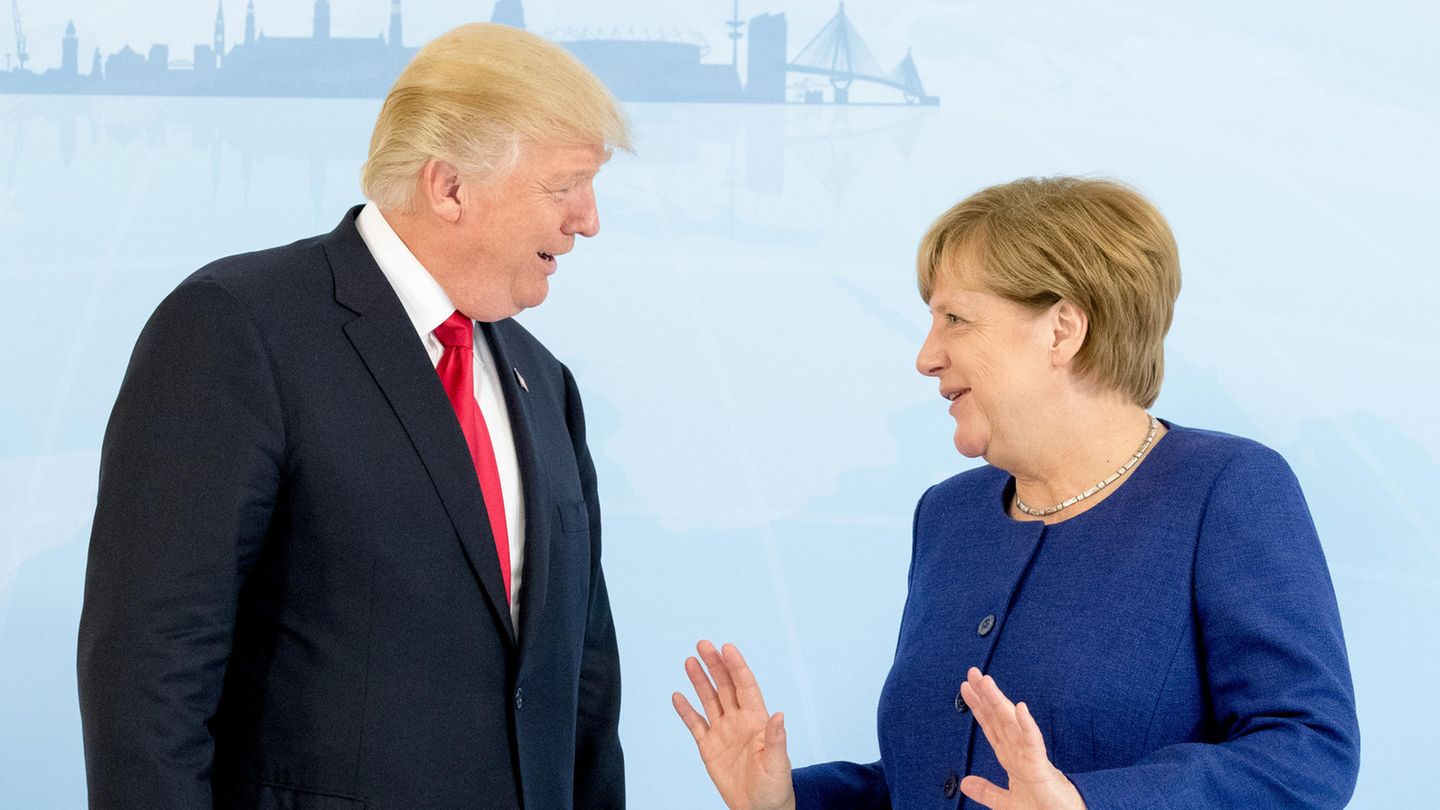 Merkel trifft Trump