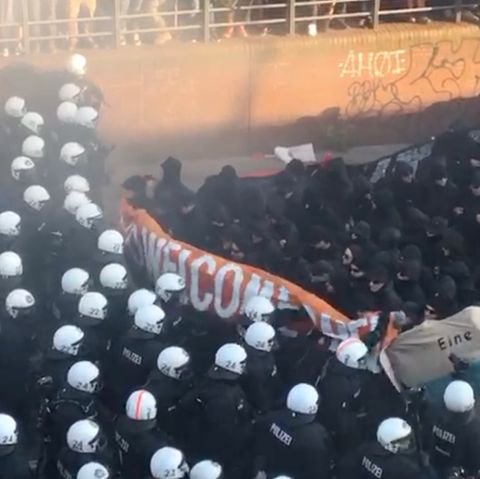 G20-Protest in Hamburg: Hier trifft die Polizei auf den Schwarzen Block