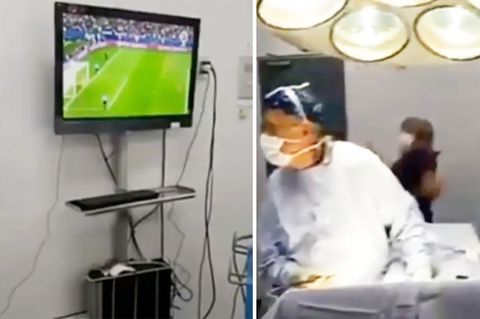 Chile: Ärzte schauen Fußball während OP - Confed Cup im Krankenhaus