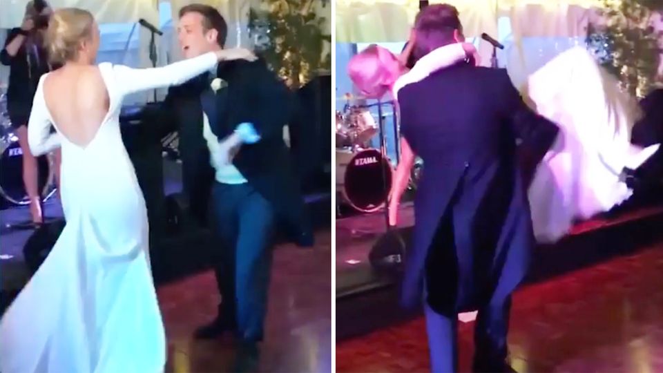 Hochzeitstanz Fail England: Hochzeitstanz geht richtig schief