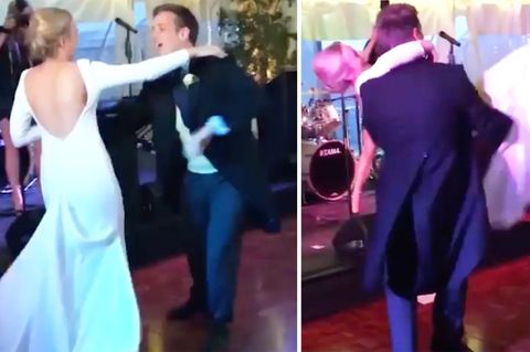 England: Hochzeitstanz geht richtig schief