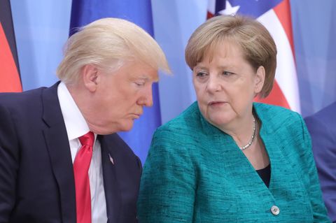 Angele Merkel und Donald Trump auf dem G20-Gipfel in Hamburg