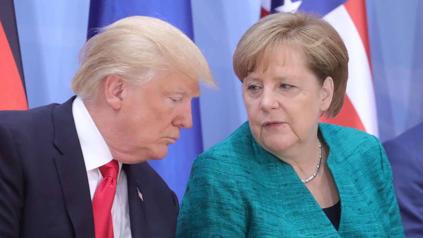 Angele Merkel und Donald Trump auf dem G20-Gipfel in Hamburg
