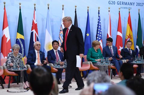 Donald Trump auf dem G20-Gipfel: Alleine gegen alle