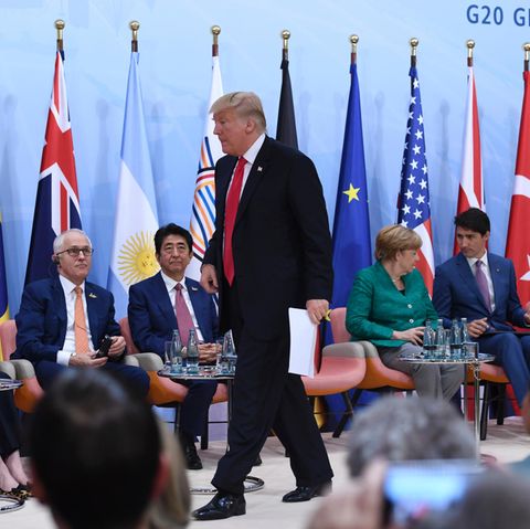 Donald Trump auf dem G20-Gipfel: Alleine gegen alle