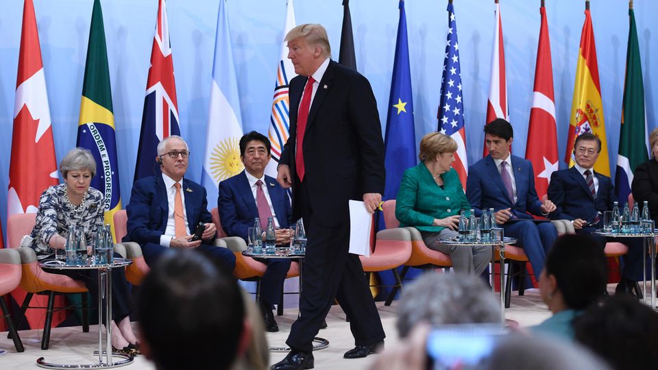 Donald Trump auf dem G20-Gipfel: Alleine gegen alle
