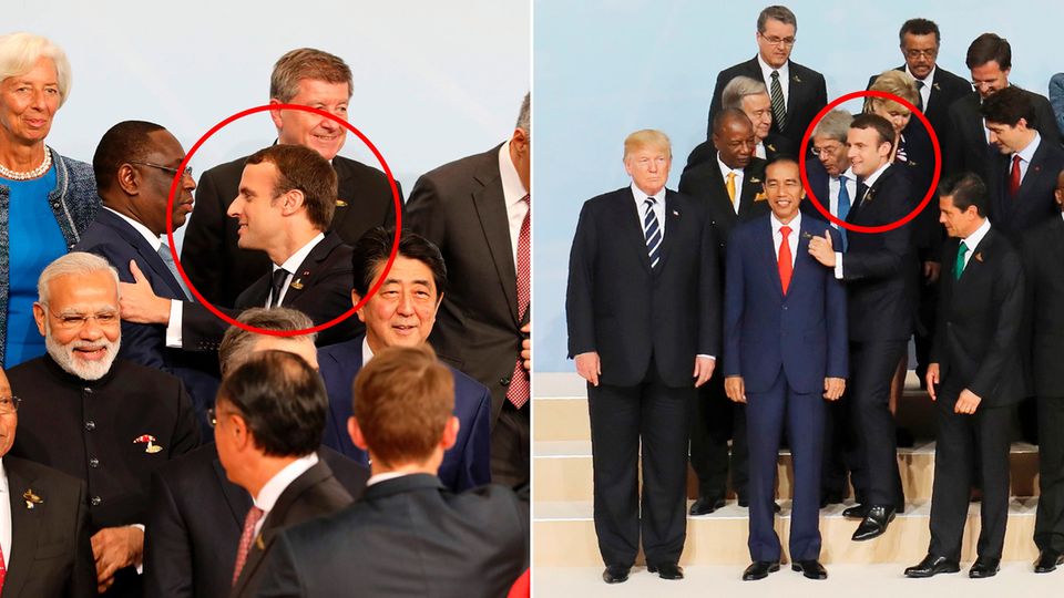 G20-Gruppenfoto: So charmant kann nur ein Emmanuel Macron drängeln G20-Gruppenfoto: So charmant kann nur ein Emmanuel Macron drängeln